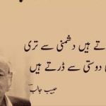 Habib Jalib Romantic Poetry in Urdu